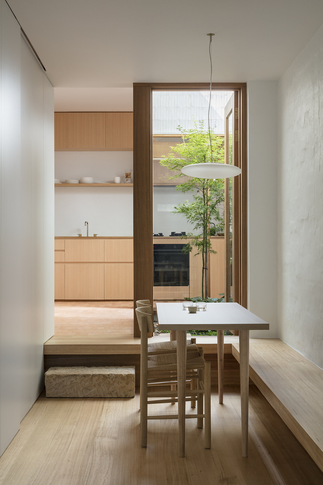 Interior photograph of Hidden Garden House by Clinton Weaver